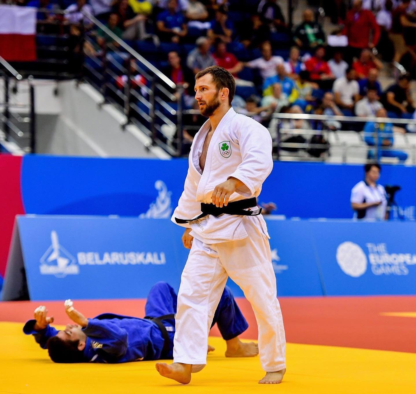 Nathon Burns victory celebration